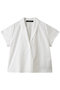 lace collar shirt シャツ ミズイロインド/mizuiro ind off white