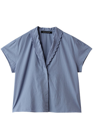 ミズイロインド/mizuiro indのlace collar shirt シャツ(110400/110402)
