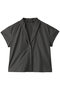 lace collar shirt シャツ ミズイロインド/mizuiro ind gray