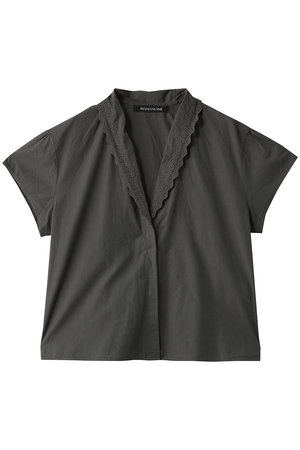 ミズイロインド/mizuiro indのlace collar shirt シャツ(110400/110402)
