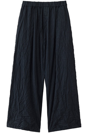 ミズイロインド/mizuiro indのwrinkle pleats stripe wide easy PT パンツ(110600/110601)