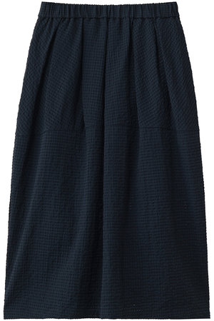 ミズイロインド/mizuiro indのkarami check tuck cocoon  SK スカート(110700/110702)