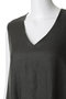 linen V neck flare OP ワンピース ミズイロインド/mizuiro ind
