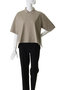 zip polo shirt シャツ ミズイロインド/mizuiro ind