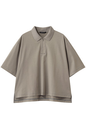 ミズイロインド/mizuiro indのzip polo shirt シャツ(110400/110402)