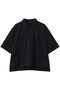 zip polo shirt シャツ ミズイロインド/mizuiro ind black