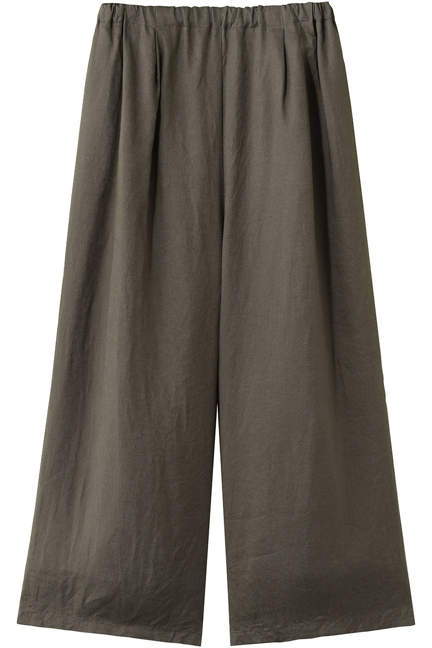 ミズイロインド/mizuiro indのlinen wide easy PT パンツ(c.grayA/2-260104)
