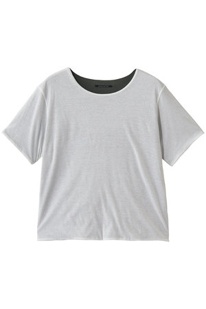 ミズイロインド/mizuiro indのbicolor reversible T Tシャツ(110100/110102)