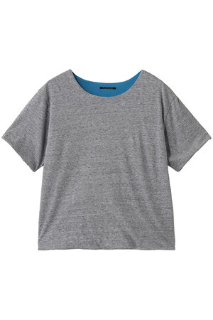 ミズイロインド/mizuiro indのbicolor reversible T Tシャツ(110100/110102)