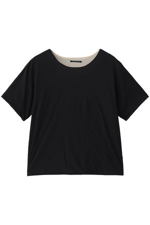 ミズイロインド/mizuiro indのbicolor reversible T Tシャツ(110100/110102)