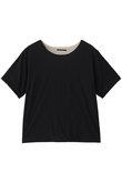 bicolor reversible T Tシャツ