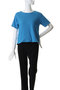 bicolor reversible T Tシャツ ミズイロインド/mizuiro ind