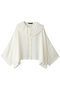 pleats collar wide shirt シャツ ミズイロインド/mizuiro ind ivory