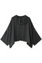 pleats collar wide shirt シャツ ミズイロインド/mizuiro ind c.gray