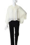 pleats collar wide shirt シャツ ミズイロインド/mizuiro ind