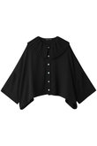pleats collar wide shirt シャツ