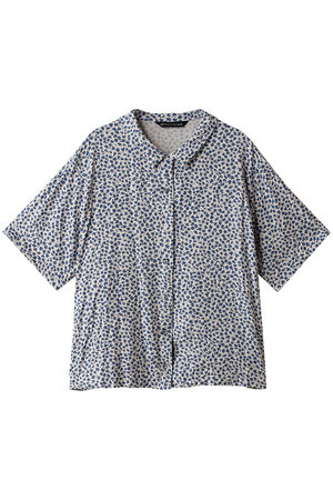 ミズイロインド/mizuiro indのprint half slv shirt シャツ(110400/110402)