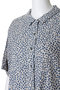 print half slv shirt シャツ ミズイロインド/mizuiro ind