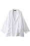 linen wide shirt JK ジャケット ミズイロインド/mizuiro ind off white