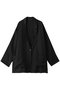 linen wide shirt JK ジャケット ミズイロインド/mizuiro ind black