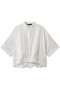 half slv ballon shirt シャツ ミズイロインド/mizuiro ind off whiteA