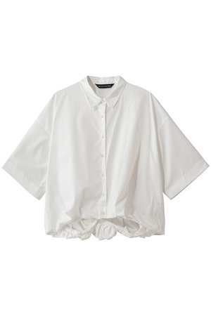ミズイロインド/mizuiro indのhalf slv ballon shirt シャツ(110400/110402)