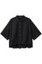 half slv ballon shirt シャツ ミズイロインド/mizuiro ind blackA