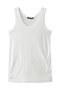 basic tank top トップ ミズイロインド/mizuiro ind off white