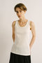 basic tank top トップ ミズイロインド/mizuiro ind