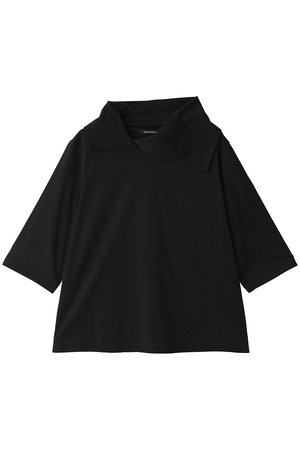 ミズイロインド/mizuiro indのdrape collar P/O プルオーバー(110100/110102)