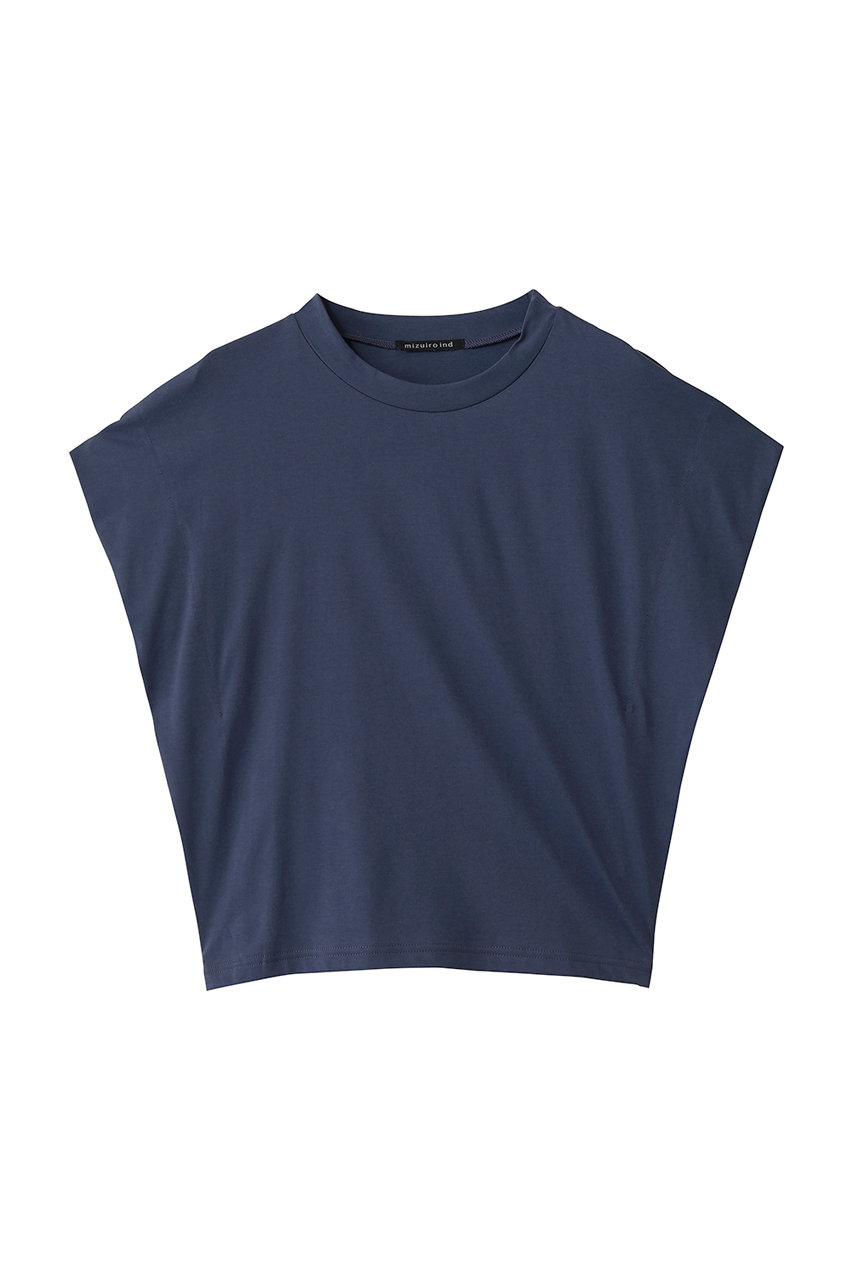 ミズイロインド/mizuiro indのshoulder tuck N/S P/O プルオーバー(blue/2-210147)