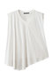 V neck asymmetry N/S P/O プルオーバー ミズイロインド/mizuiro ind off white
