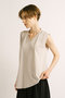 V neck asymmetry N/S P/O プルオーバー ミズイロインド/mizuiro ind