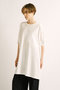 wide crew neck tunic チュニック ミズイロインド/mizuiro ind