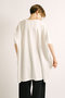 wide crew neck tunic チュニック ミズイロインド/mizuiro ind
