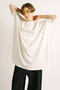 wide crew neck tunic チュニック ミズイロインド/mizuiro ind