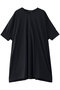wide crew neck tunic チュニック ミズイロインド/mizuiro ind navy
