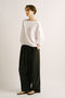 boat neck cocoon P/O プルオーバー ミズイロインド/mizuiro ind