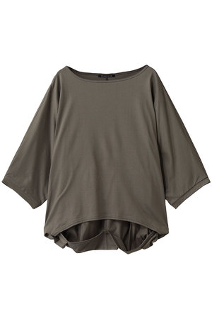 ミズイロインド/mizuiro indのboat neck cocoon P/O プルオーバー(110100/110102)