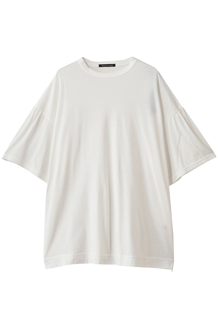 ミズイロインド2点セット mizuiro ind(ミズイロインド)｜gather slv wide T Tシャツ/off white