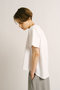 flare crew neck T Tシャツ ミズイロインド/mizuiro ind