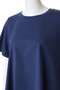 flare crew neck T Tシャツ ミズイロインド/mizuiro ind