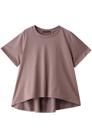ミズイロインド/mizuiro indのflare crew neck T Tシャツ