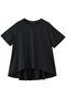 flare crew neck T Tシャツ ミズイロインド/mizuiro ind navy