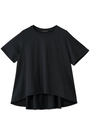 ミズイロインド/mizuiro indのflare crew neck T Tシャツ(110100/110102)