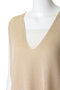 linen like V neck wide vest ベスト ミズイロインド/mizuiro ind