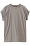 frill slv crew neck P/O プルオーバー ミズイロインド/mizuiro ind l.gray