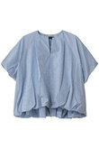 stripe no collar ballon P/O プルオーバー