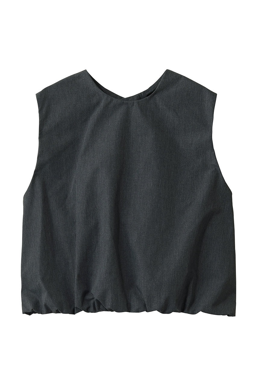 ミズイロインド/mizuiro indのballon hem N/S P/O プルオーバー(gray/2-230139A)