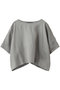 linen wide P/O プルオーバー ミズイロインド/mizuiro ind l.gray